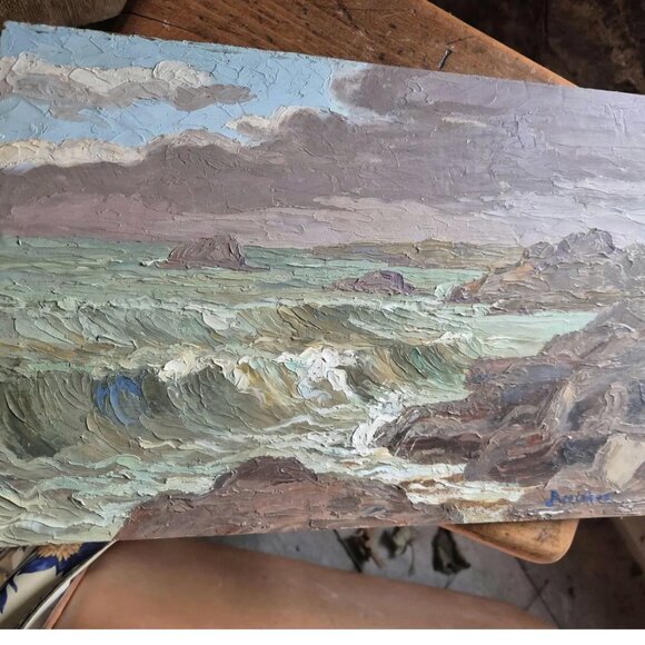 Vintage Landscape Oil Paining - Picture 1 of 6